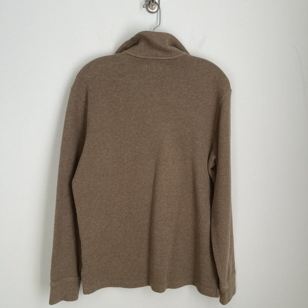 Vintage Polo Ralph Lauren Green Long Sleeve Quarter Zip Pullover Sweater… - Picture 3 of 8